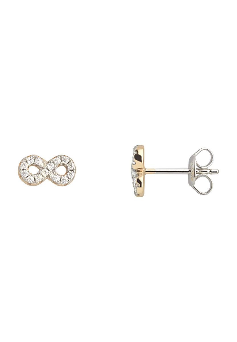 Infinity Symbol Gold Ohrstecker