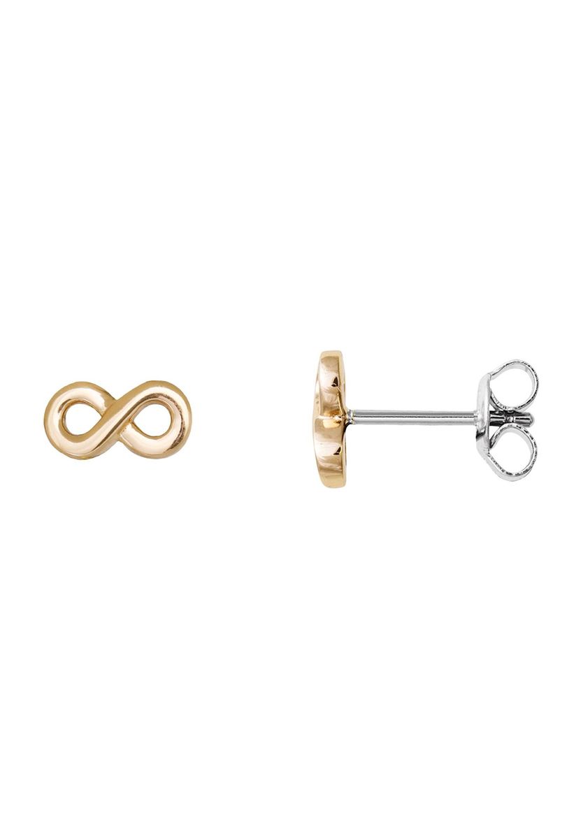 Goldene Unendlichkeitssymbol Ohrstecker