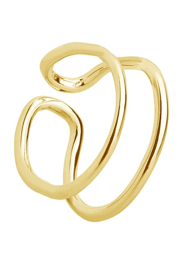 XENOX Damen Ear Cuff "XS4215G", 925er Silber, GOLD