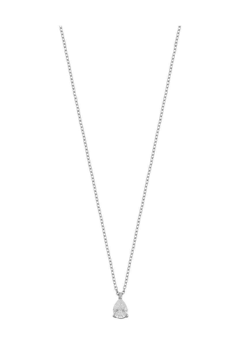 XENOX Damen Kette mit Anhänger, 925er Silber, silber