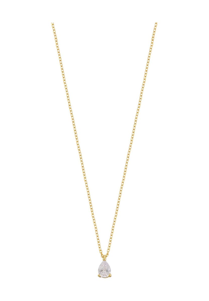 XENOX Damen Kette mit Anhänger "XS6072G", 925er Silber, gold