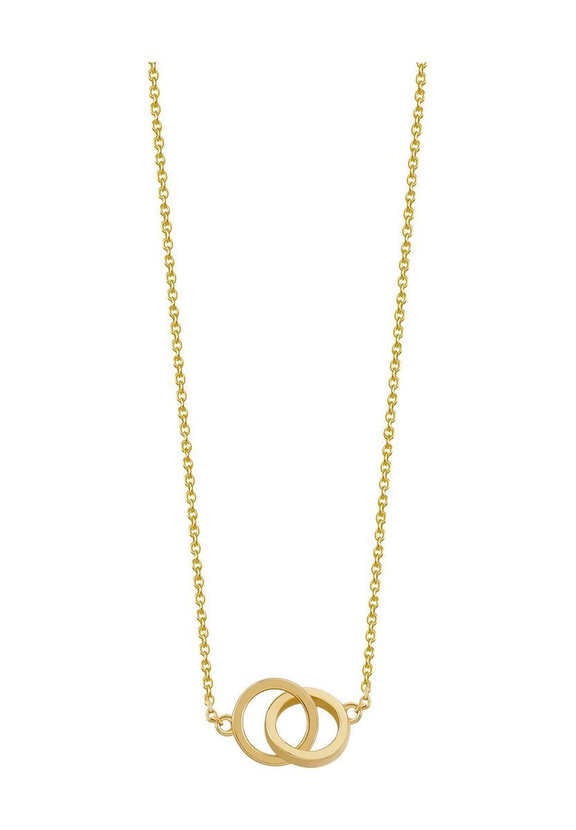 XENOX Damen Kette mit Anhänger "XS3620G", 925er Silber, gold