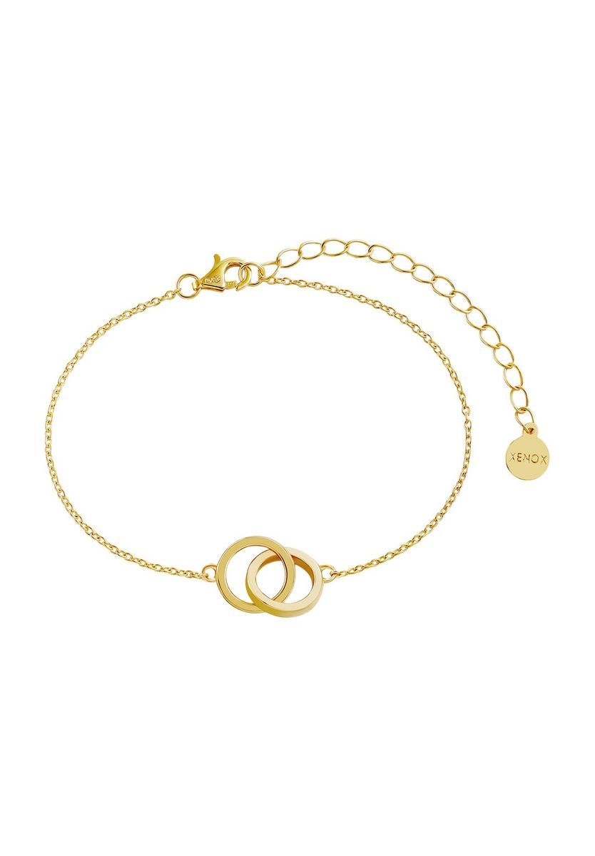 XENOX Damen Armband "Lucky Ones XS3621G", 925er Silber, gold