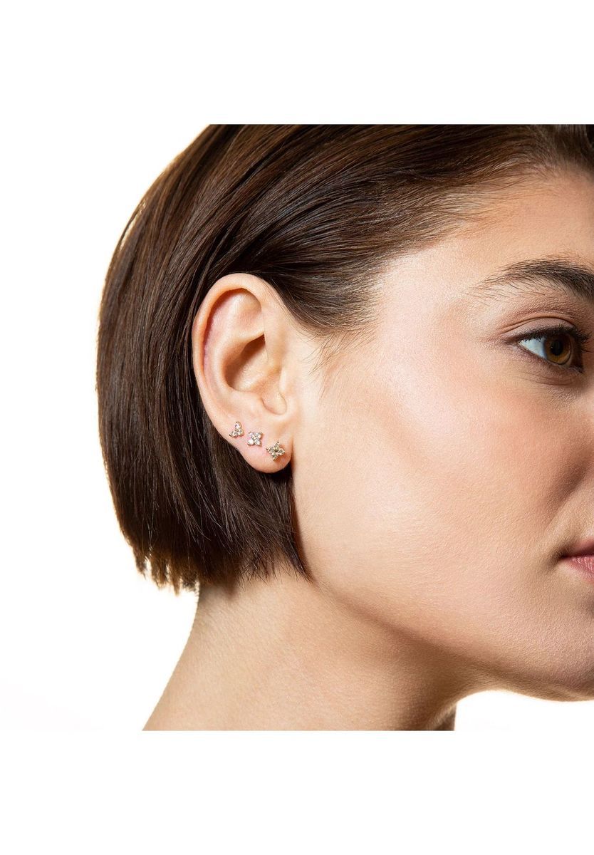 Goldene Ohrstecker mit Zirkonia