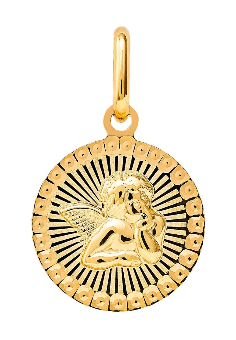 Engel Gold Anhänger Charm