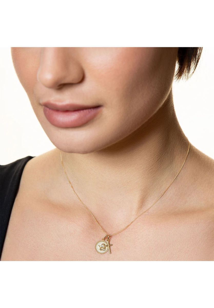 Engel Gold Anhänger Charm