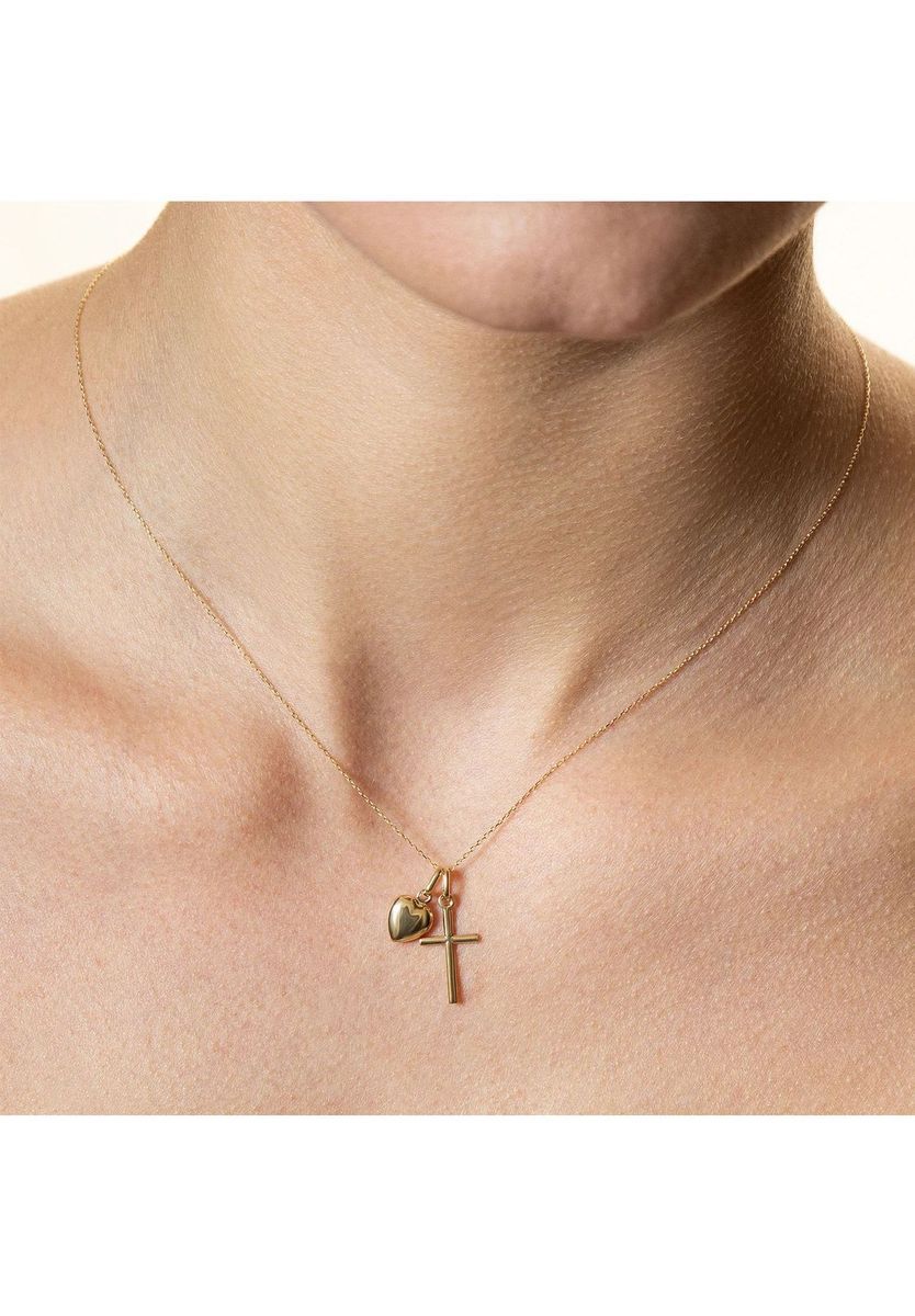 Zarter Goldkreuz-Anhänger