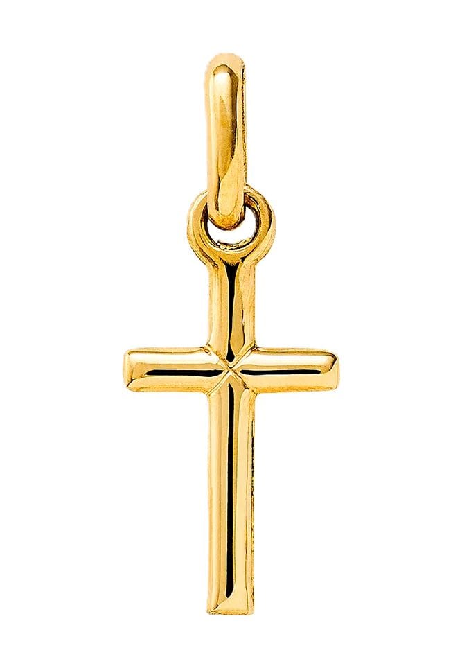 Klassischer Gold Kreuz Anhänger Charm