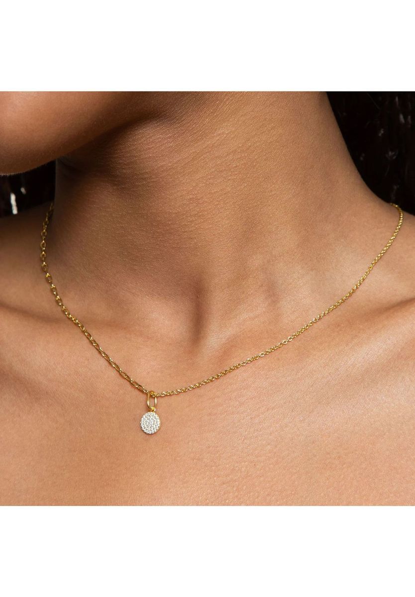 XENOX Damen Anhänger, 925er Silber, GELBGOLD, 99