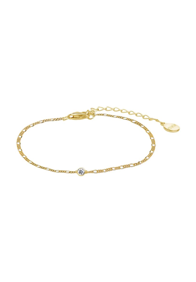 XENOX Damen Armband, 925er Silber, GELBGOLD, 99