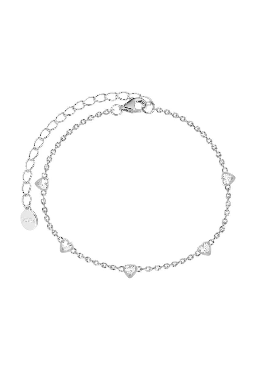 XENOX Damen Armband, 925er Silber, WEISSGOLD, 99