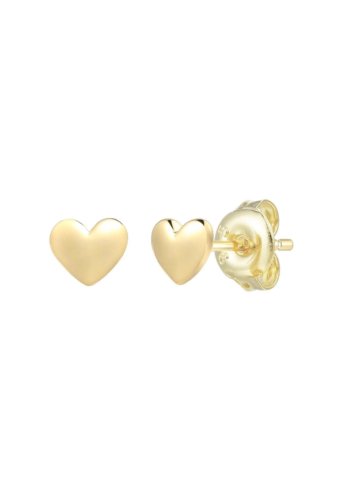 XENOX Damen Ohrstecker, 925er Silber, GELBGOLD, 99