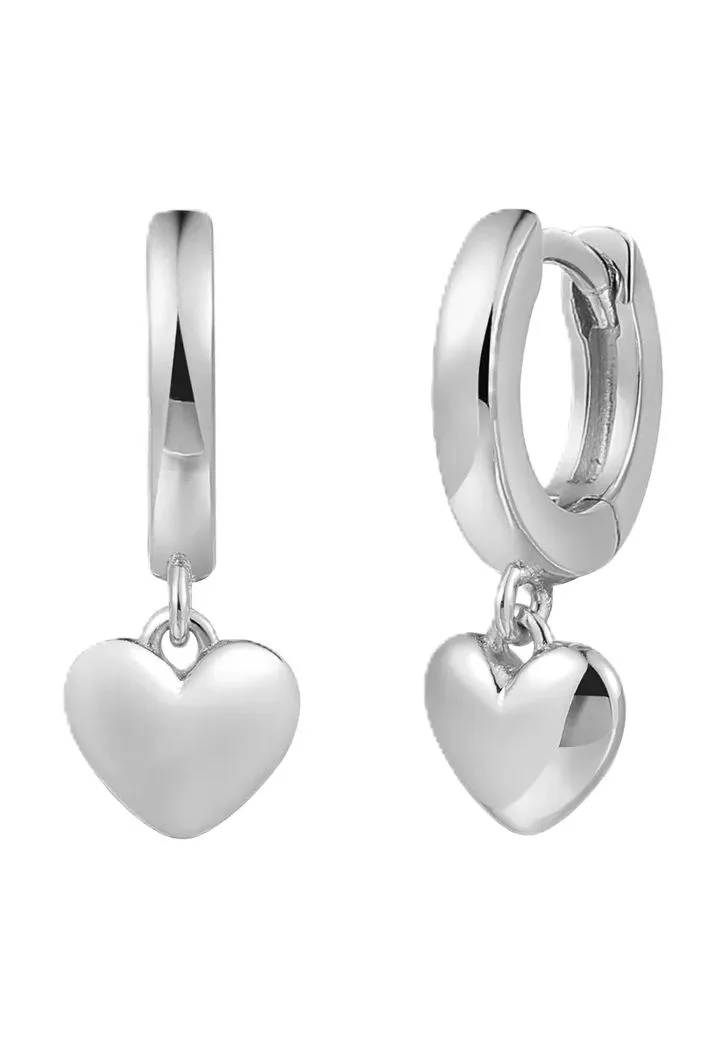 XENOX Damen Ohrhänger, 925er Silber, WEISSGOLD, 99
