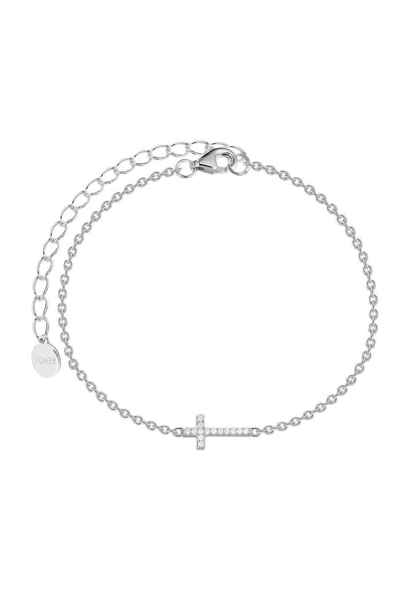 XENOX Damen Armband, 925er Silber, WEISSGOLD, 99