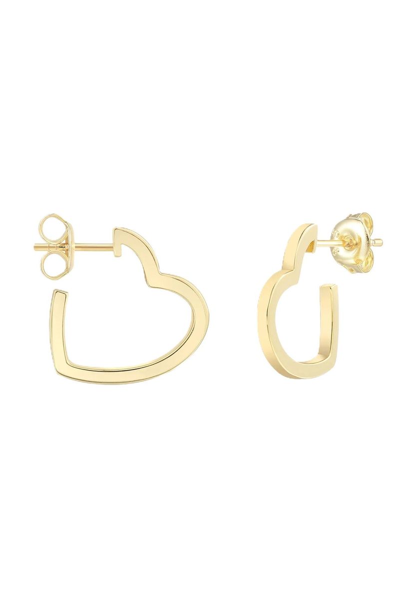 XENOX Damen Ohrstecker, 925er Silber, GELBGOLD, 99