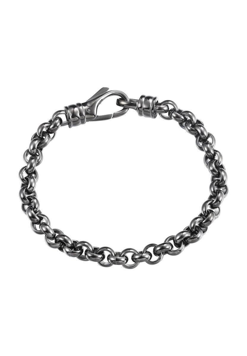 Herren Dark Chrome Edelstahl Armband