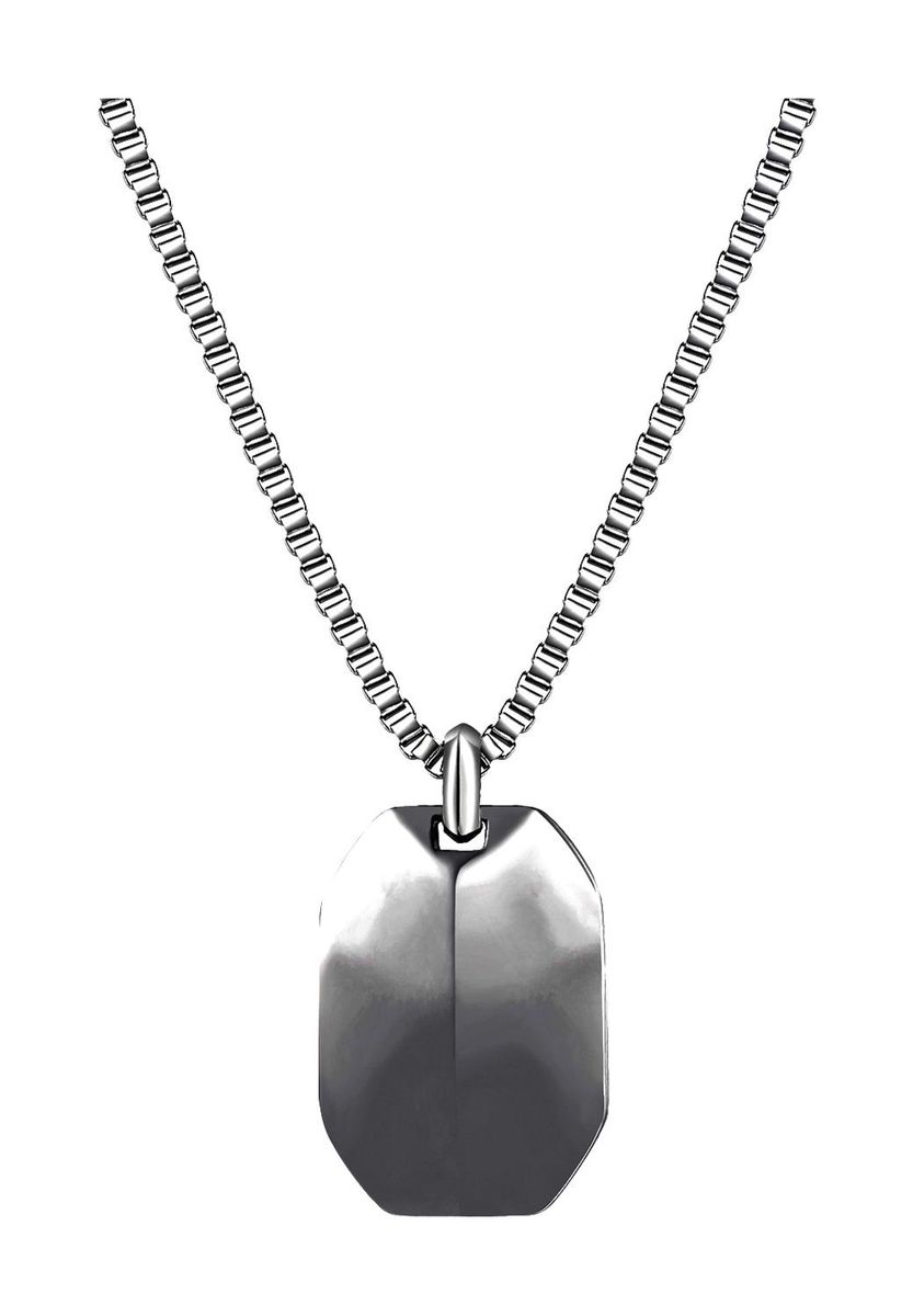 Edelstahl Erkennungsmarke Anhänger Halskette