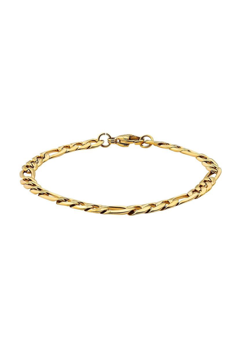 Gold Edelstahl Panzerkette Armband