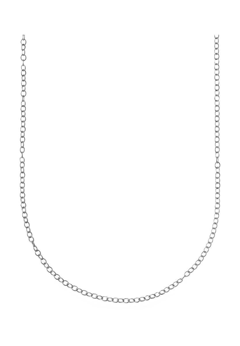 XENOX Damen Kette, 925er Silber, WEISSGOLD, 45