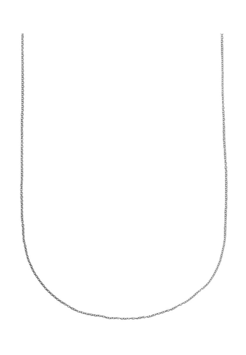 XENOX Damen Kette, 925er Silber, WEISSGOLD, 45