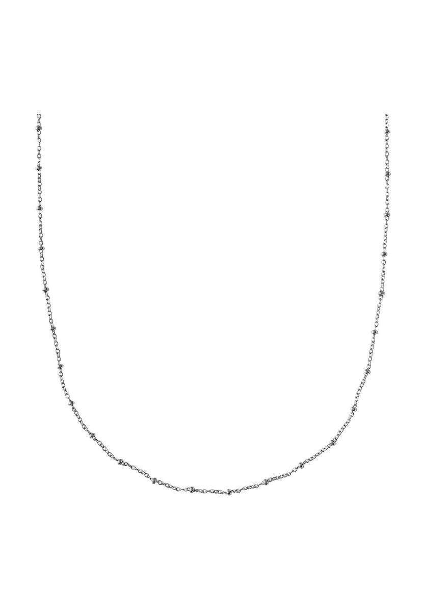 XENOX Damen Kette, 925er Silber, WEISSGOLD, 40