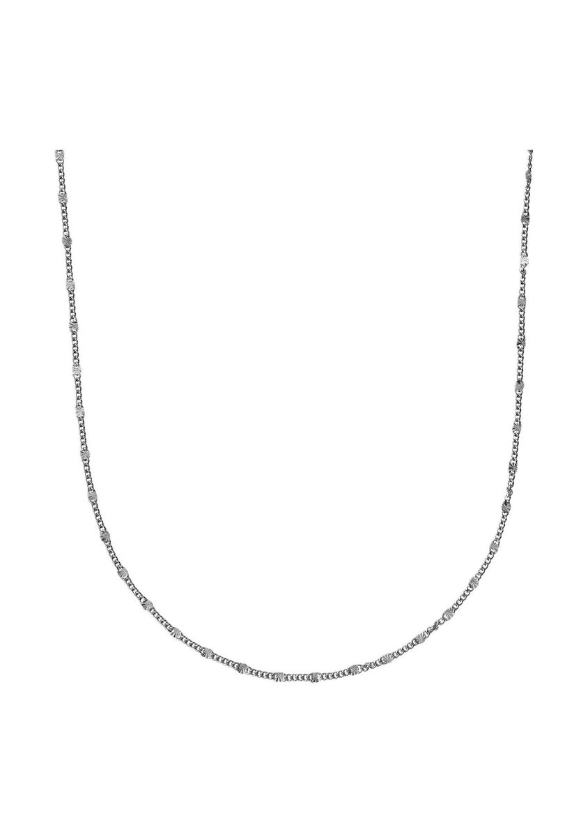 XENOX Damen Kette, 925er Silber, WEISSGOLD, 42