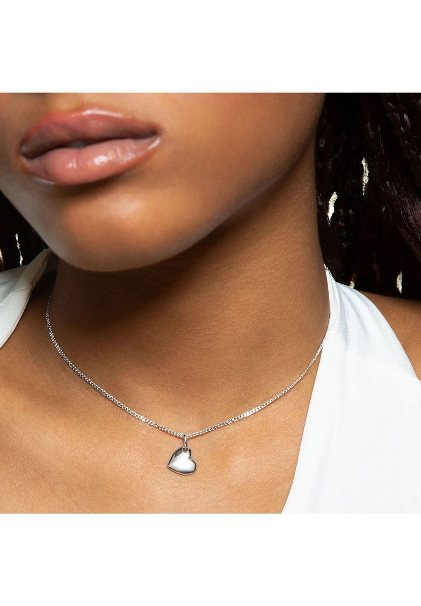 XENOX Damen Kette, 925er Silber, WEISSGOLD, 99