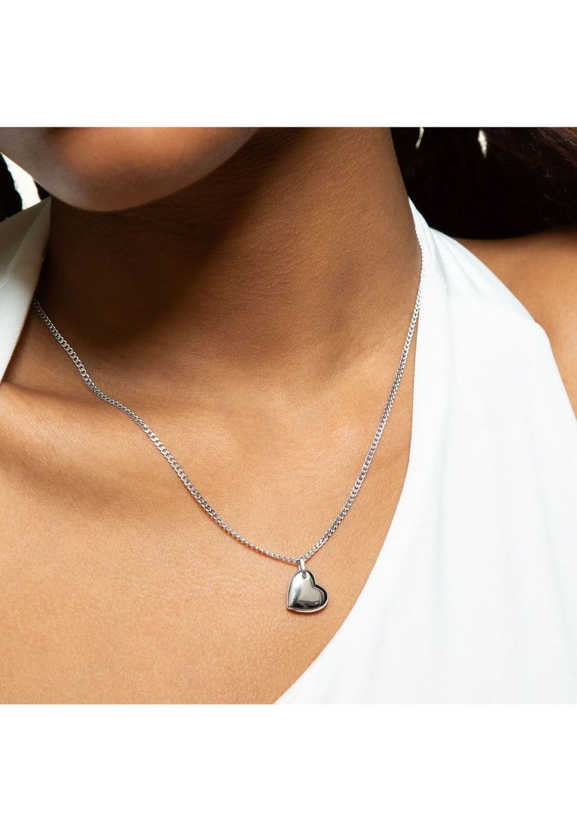 XENOX Damen Kette, 925er Silber, WEISSGOLD, 99