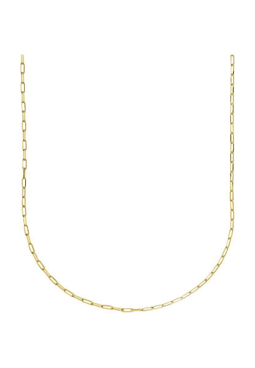 XENOX Damen Kette, 925er Silber, GELBGOLD, 42