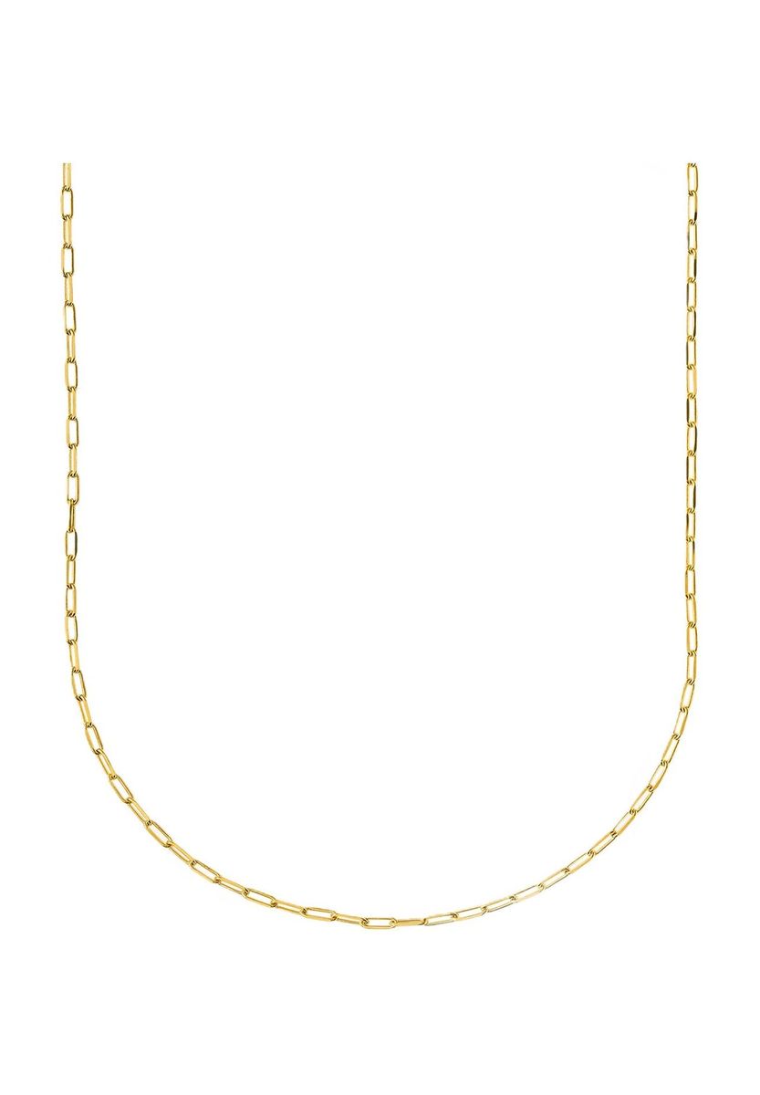 XENOX Damen Kette, 925er Silber, GELBGOLD, 45