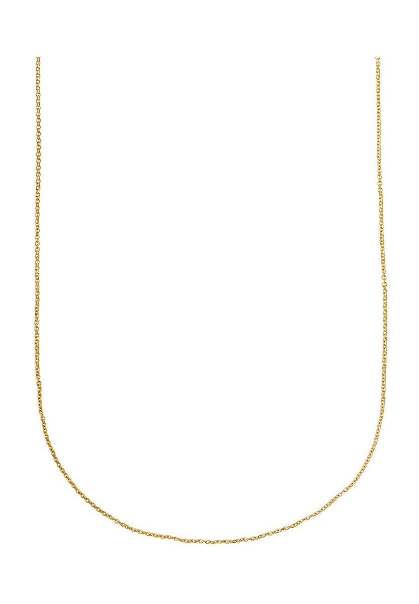 XENOX Damen Kette, 925er Silber, GELBGOLD, 42