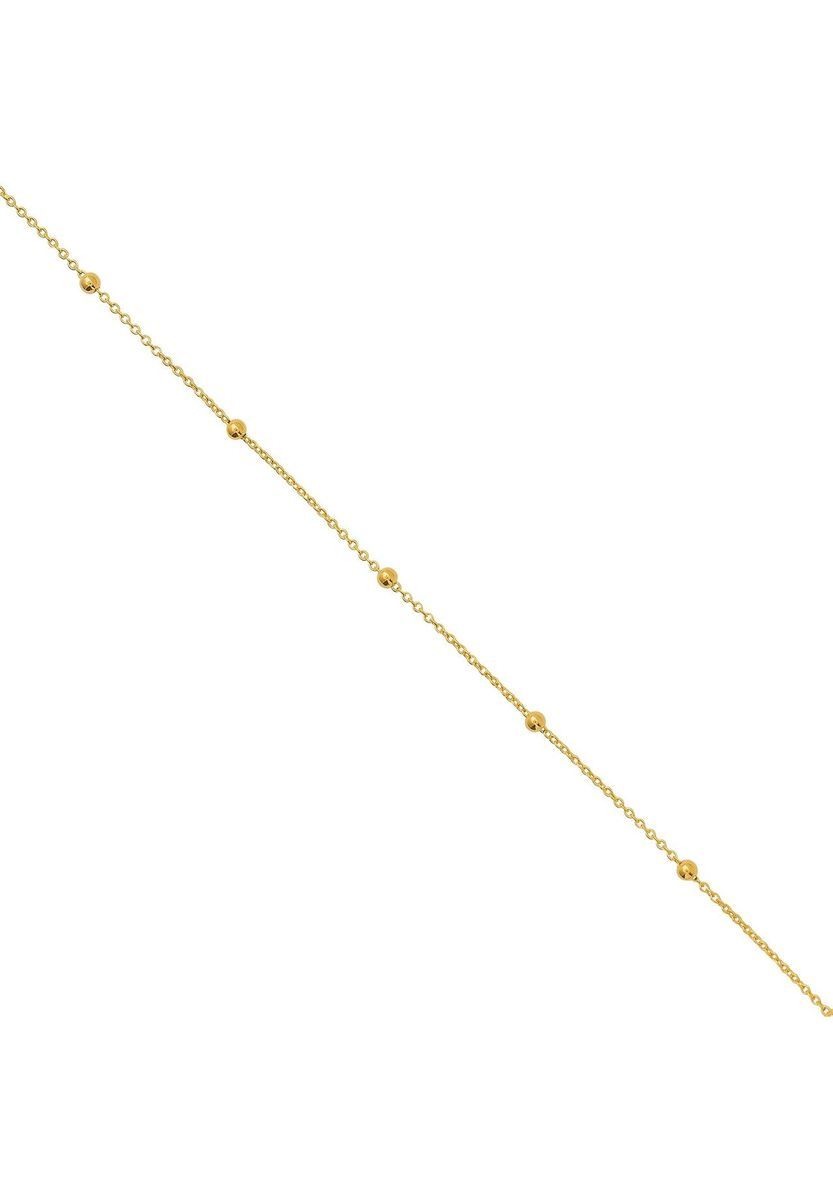 XENOX Damen Kette, 925er Silber, GELBGOLD, 50