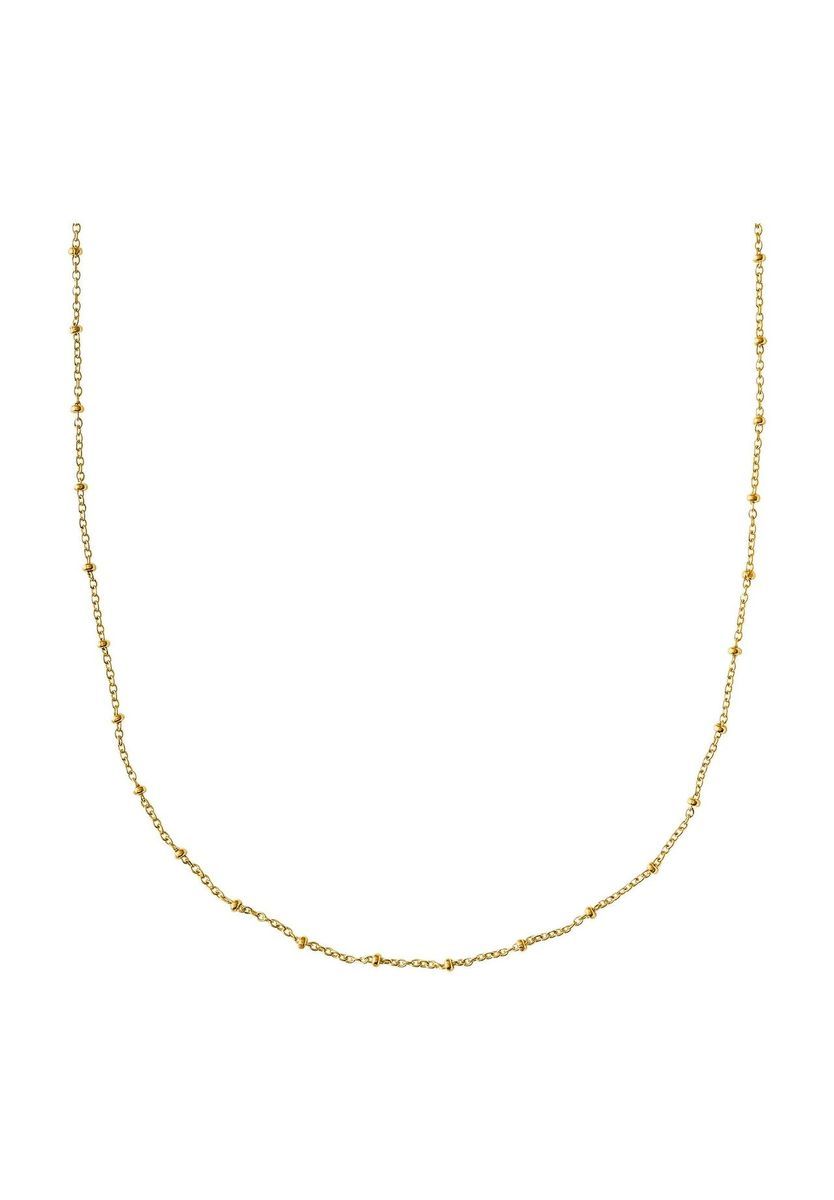 XENOX Damen Kette, 925er Silber, GELBGOLD, 40