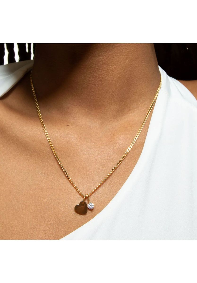 XENOX Damen Kette, 925er Silber, GELBGOLD, 99