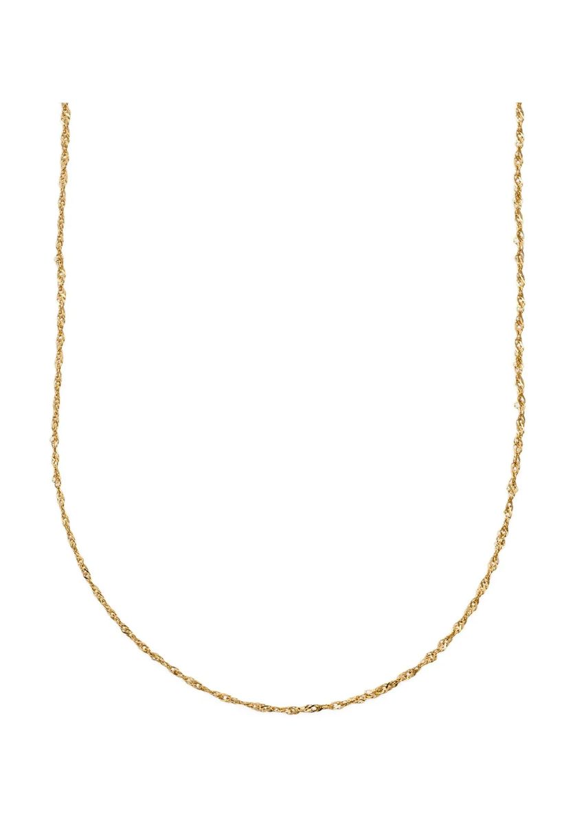 XENOX Damen Kette, 925er Silber, GELBGOLD, 99