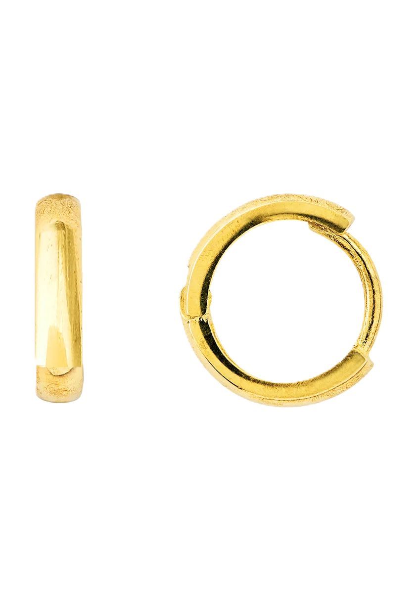 Klassische kleine goldene Creolen