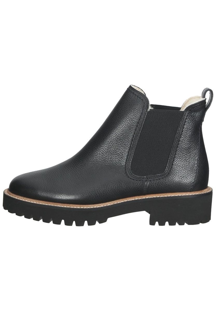 Klassische Chelsea Stiefelette aus Leder mit Warmfutter