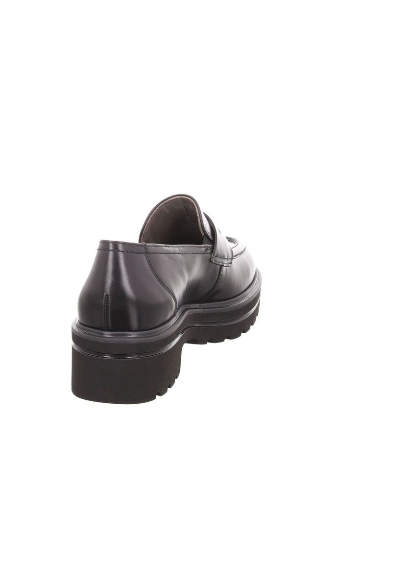 Klassischer Pennyloafer aus Leder mit Profilsohle