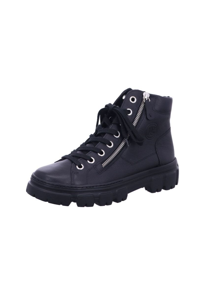 Leder High-Top Sneaker Stiefel