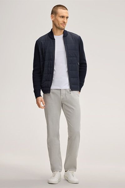 Herren Jeans Rome in Hellgrau Baumwolle Five-Pocket-Stil