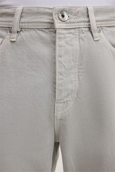 Herren Jeans Rome in Hellgrau Baumwolle Five-Pocket-Stil