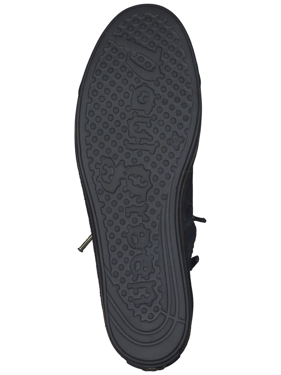 Leder High-Top Sneaker mit Reißverschluss