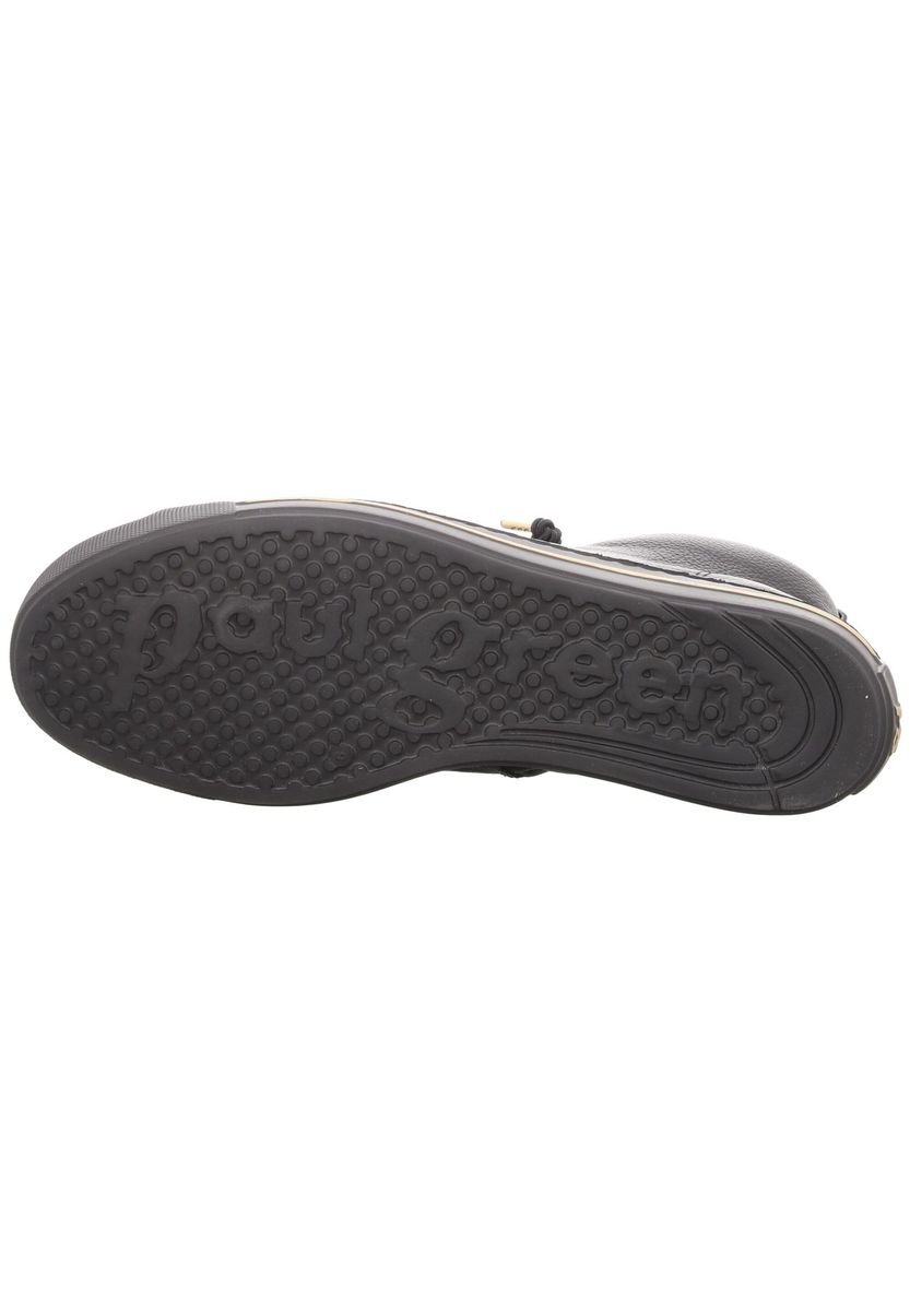 Leder High-Top Sneaker mit Reißverschluss