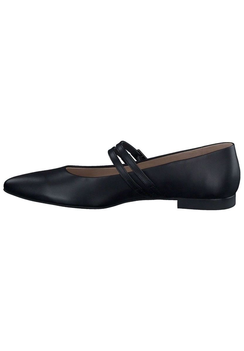 Elegante Schwarze Mary Jane Ballerinas aus Leder
