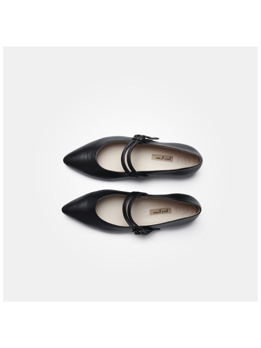 paul green Glattleder Ballerinas, schwarz, 37