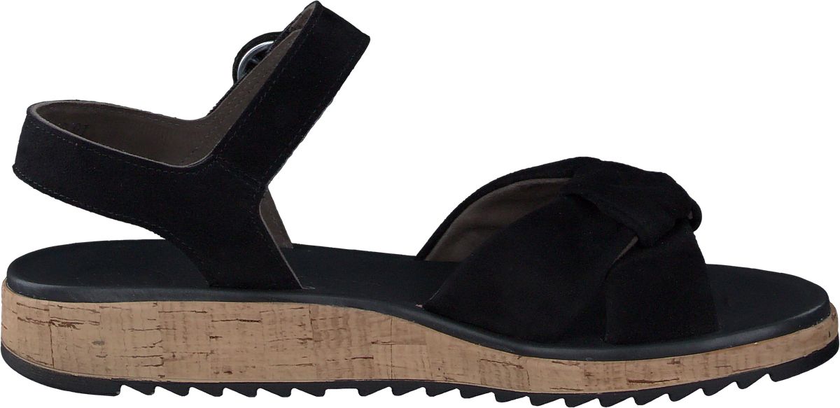 Wildleder Sandale mit Knotendetail und Knöchelriemen