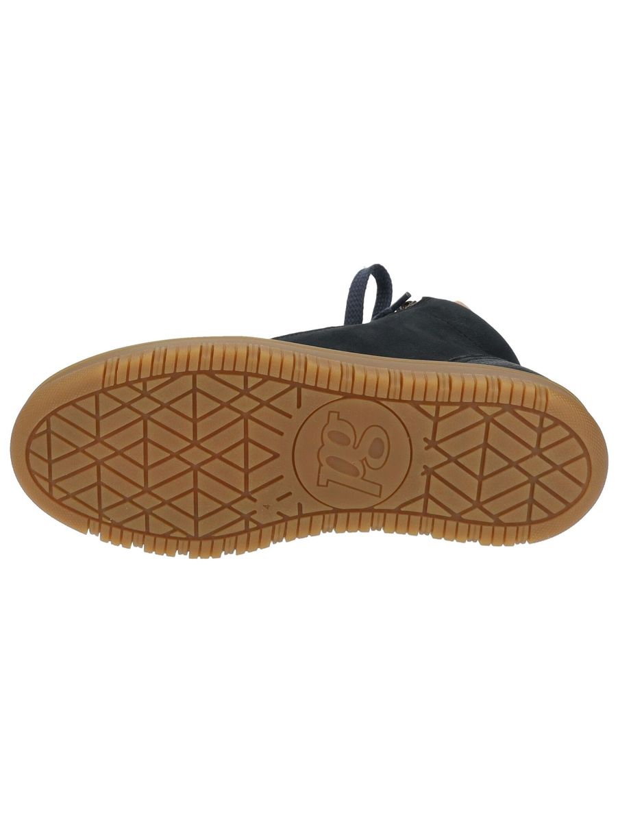 Nubuk High-Top Sneaker mit Reißverschluss