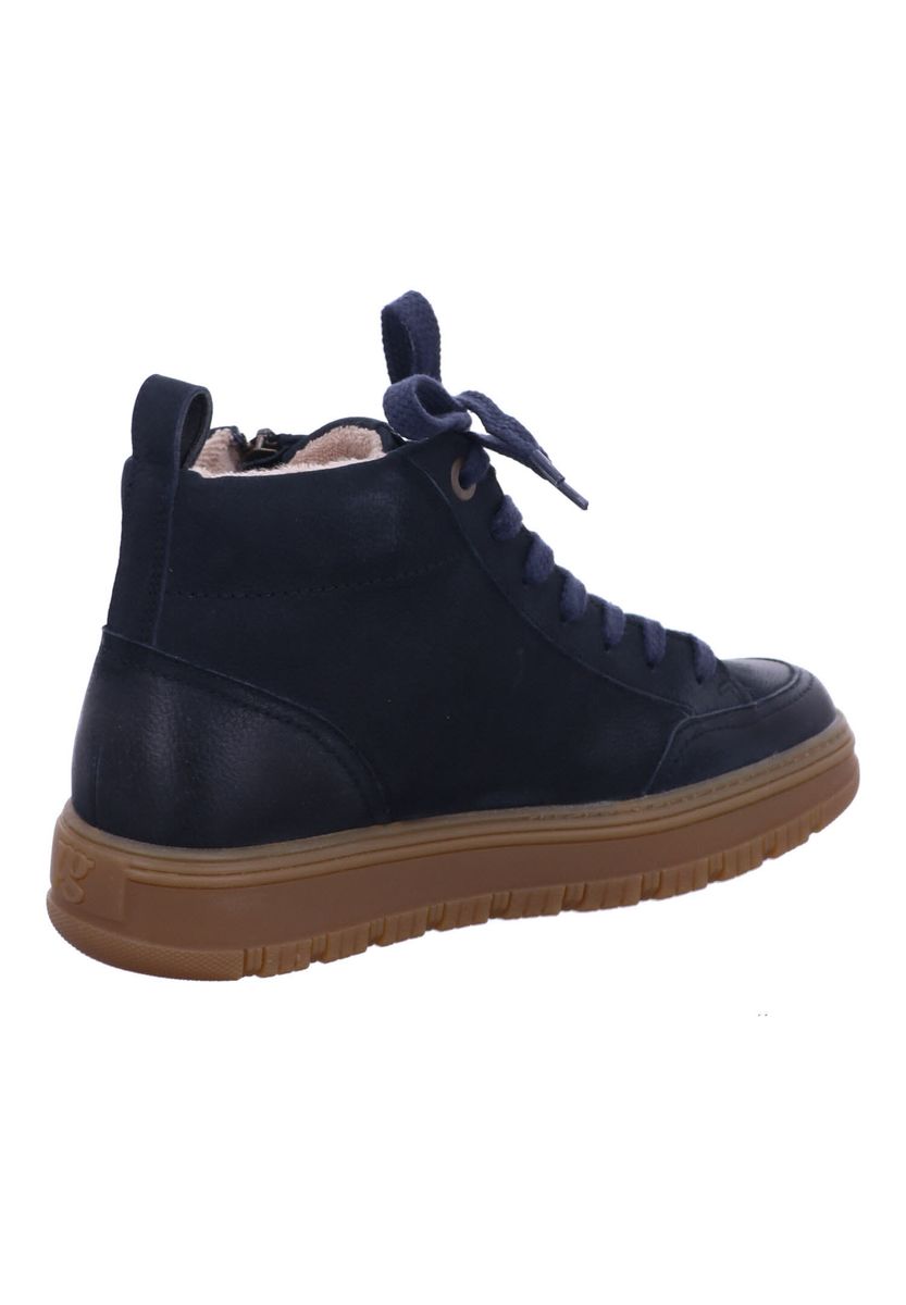 Nubuk High-Top Sneaker mit Reißverschluss