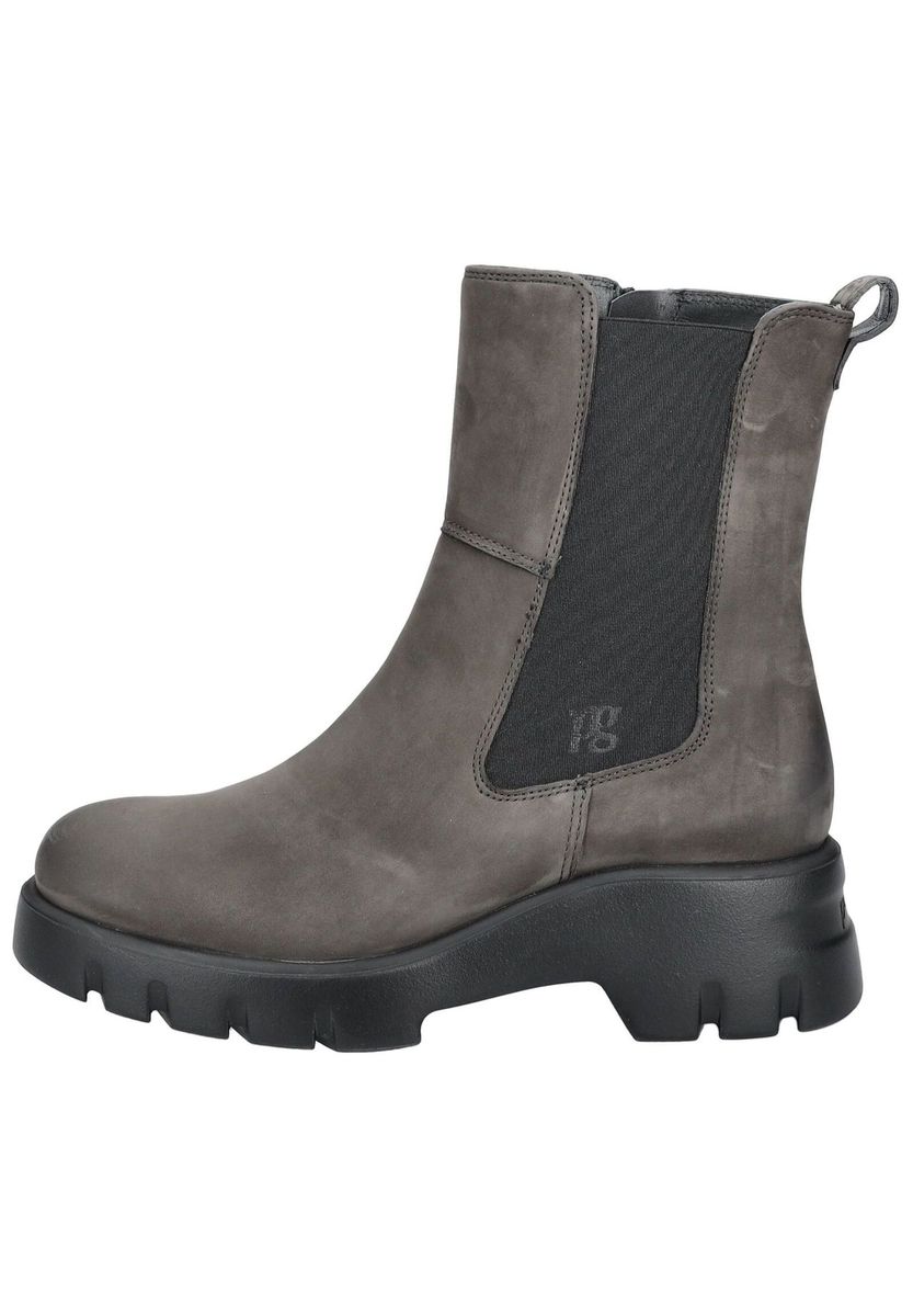 Chelsea Leder Stiefeletten mit Plateausohle