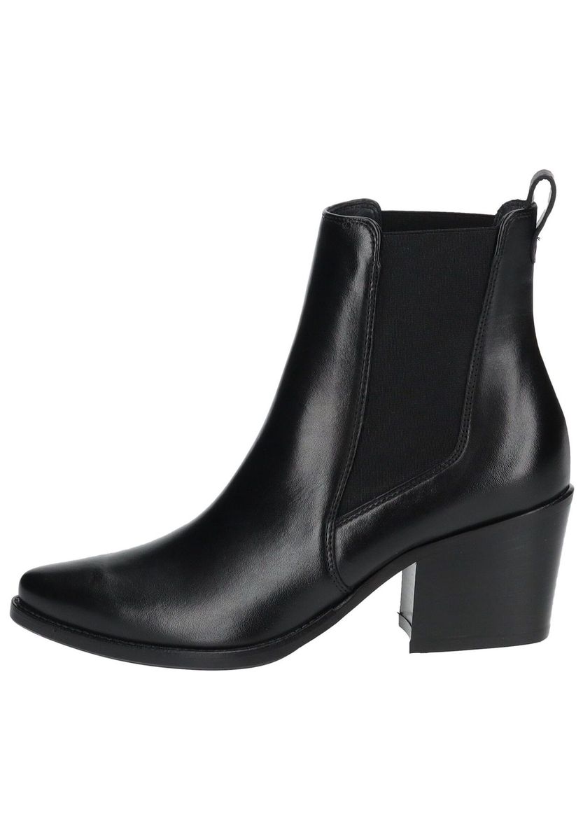 paul green Chelsea Boots, Blockabsatz, Leder, für Damen, schwarz, 42